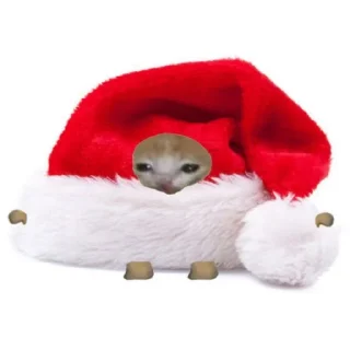 Стикер НГ HAPPY CAT  (@emopix) - 2