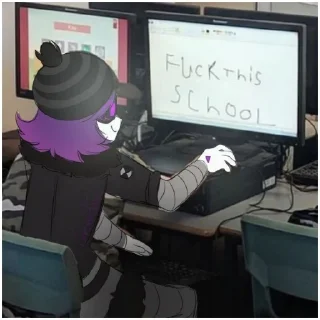 Стикер murder drones (@emopix) - 6