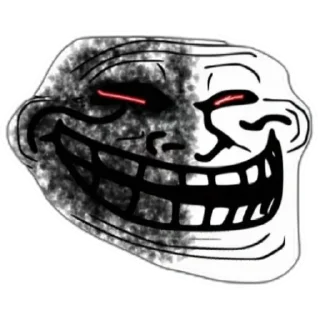 Sticker troll face (@emopix) - 2