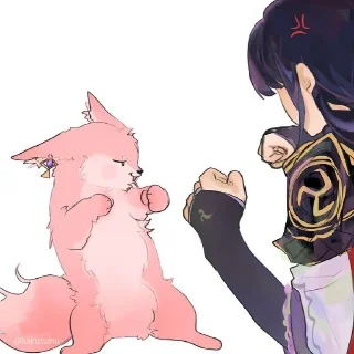 Sticker 🍡🦋•YAE MIKO•🦋🍡 (@emopix) - 0