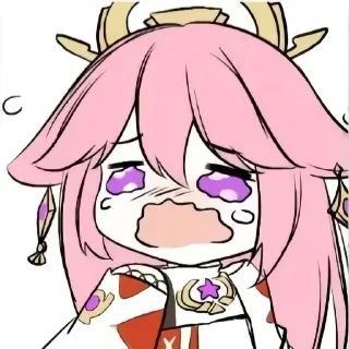 Sticker 🍡🦋•YAE MIKO•🦋🍡 (@emopix) - 9