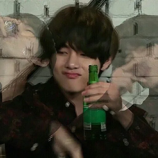 person human face bottle