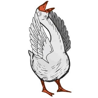 Sticker Тактичный Гусь - 7