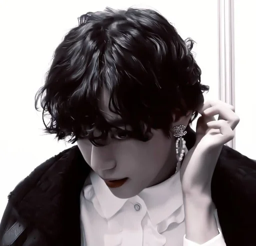 person human face bangs