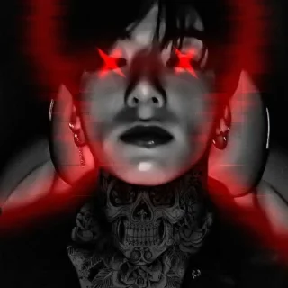 Стикер чбнагибаторыахпапочкатрахнименя - 5