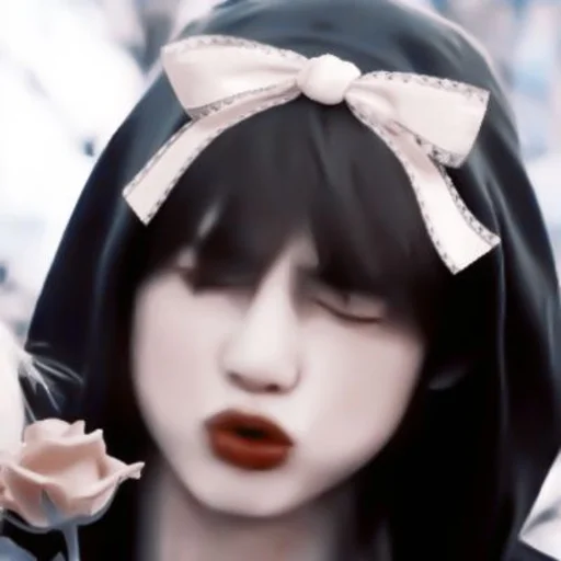 cartoon doll hime cut