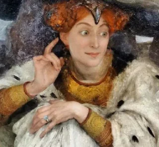 Стикер If paintings could talk - 10