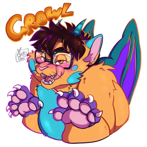 Sticker talps_dracat_by_yuki - 1