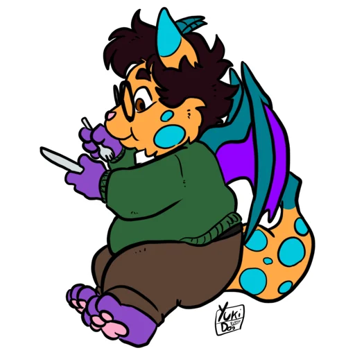 Sticker talps_dracat_by_yuki - 1