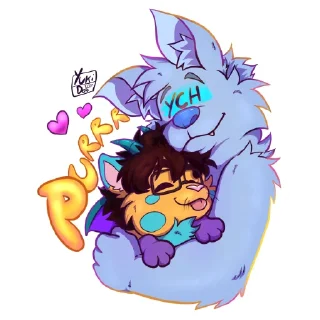 Sticker Talps the Dracat by Yuki - 1