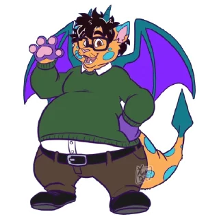 Sticker Talps the Dracat by Yuki - 3