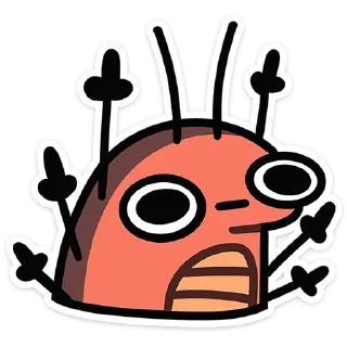 Sticker Таракан @anime4_arts - 9