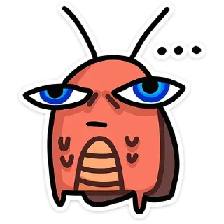 Sticker Таракан @anime4_arts - 0