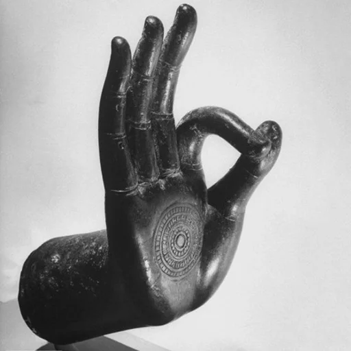 hand statue sculpture