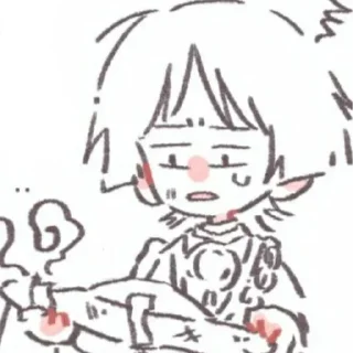 Sticker tartamouche (by fenkko) - 2