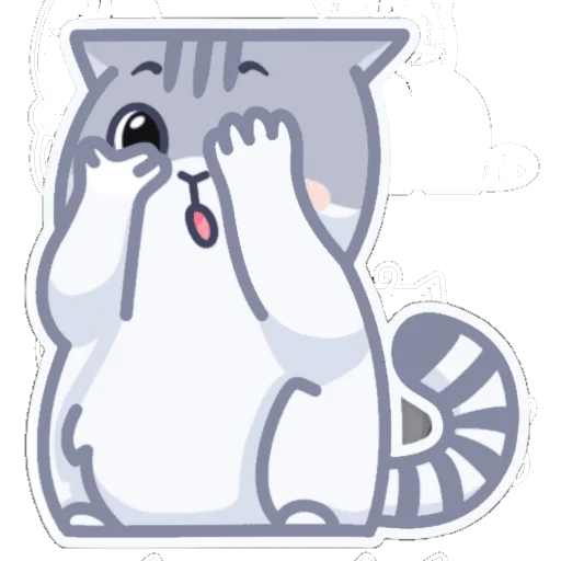 Sticker серый персик. - 11