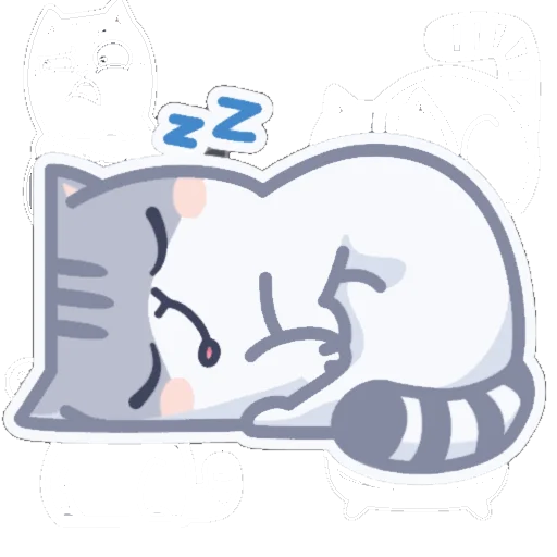 Sticker серый персик. - 9