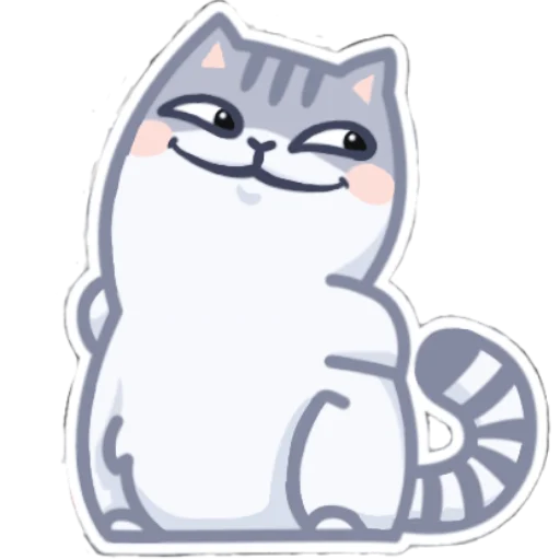 Sticker серый персик. - 7