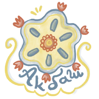 Sticker tatar flowers ornament - 11