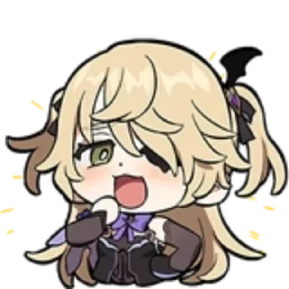 Стикер ГеншиН) (@emopix) - 7