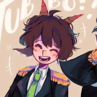 Sticker – .' Tubbo -,. - 0