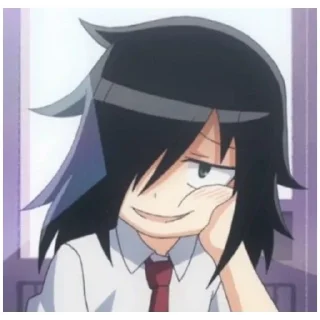 Стикер Томоко Куроки👾👾 (@emopix) - 2