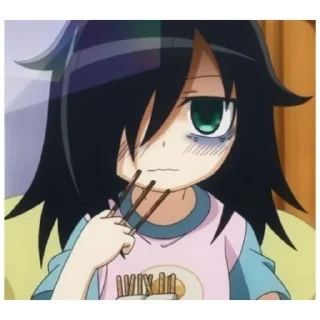 Стикер Томоко Куроки👾👾 (@emopix) - 5