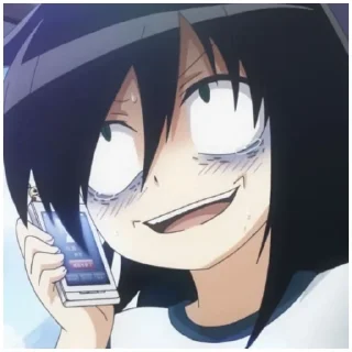 Стикер Томоко Куроки👾👾 (@emopix) - 7