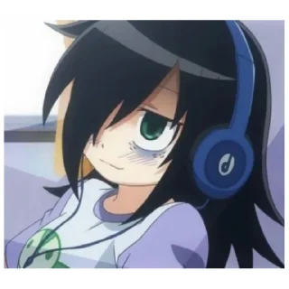 Стикер Томоко Куроки👾👾 (@emopix) - 0