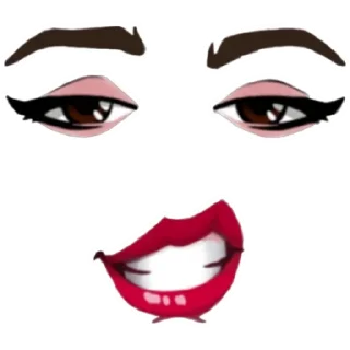 Стикер Face Roblox (@emopix) - 9