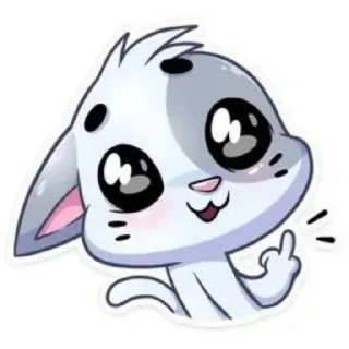 Sticker котик (@emopix) - 2