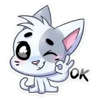 Sticker котик (@emopix) - 9