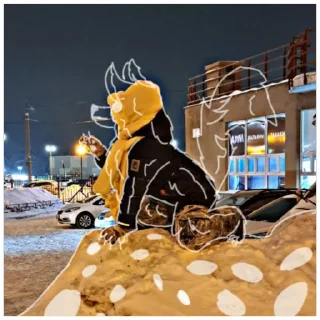 Sticker Quadrobika/theriantropiya❤️‍🔥 (@emopix) - 2