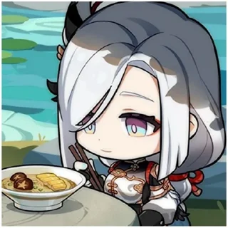 Sticker Шень Хэ (@emopix) - 6