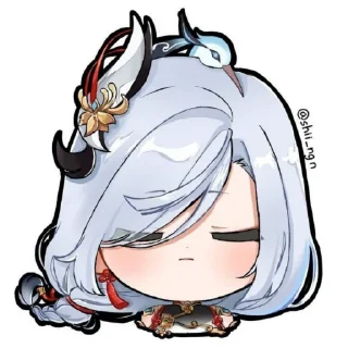 Sticker Шень Хэ (@emopix) - 2