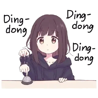 Стикер Menhera chan 1 - 7