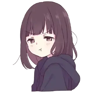 Стикер Menhera chan 1 - 2