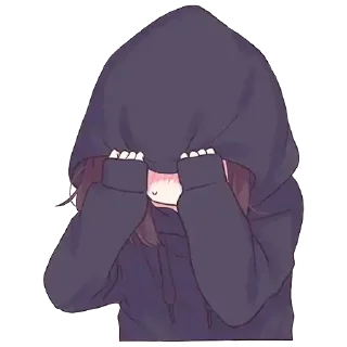 Стикер Menhera chan 1 - 11