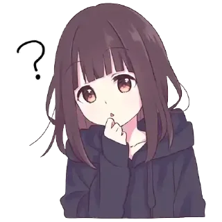 Стикер Menhera chan 1 - 0