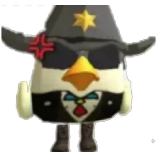 Стикер Чикен ган (@emopix) - 7