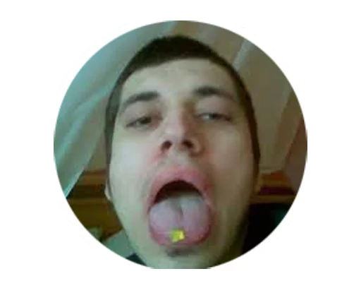 human face person tongue