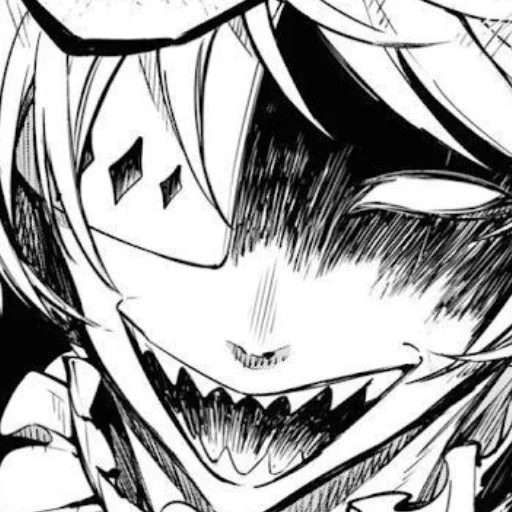 эскиз аниме иллюстрация