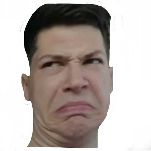 human face screenshot forehead