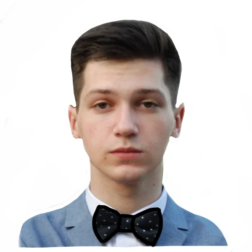 bow tie person human face