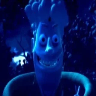 reef cartoon electric blue