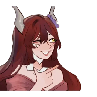 Sticker Терра-тян @tg_sticks - 11