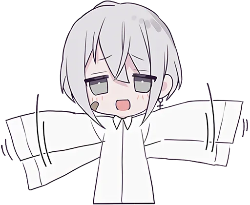 Стикер Тестовый объект-кун 3 @nyasticks - 9