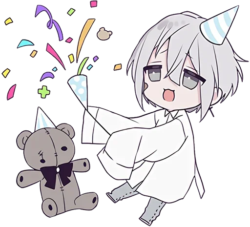 Стикер Тестовый объект-кун 3 @nyasticks - 6