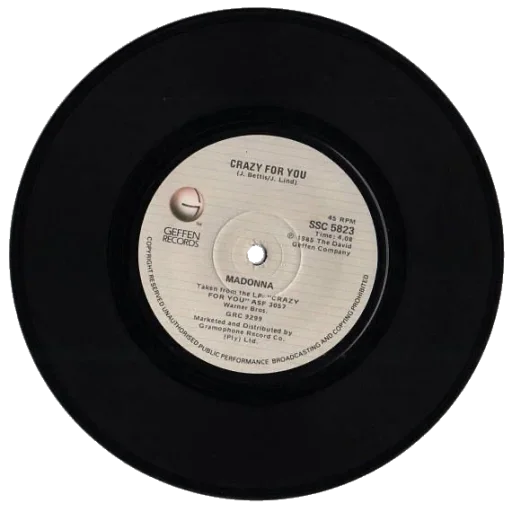 circle vinyl record text