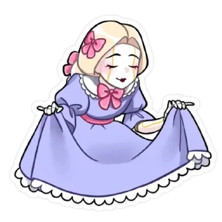 Стикер алиса без надписей @lolitastick - 11